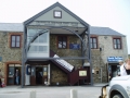 Galvanised structural frame for Charmouth Heritage Centre