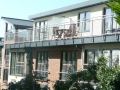 view of residential balcony with partition